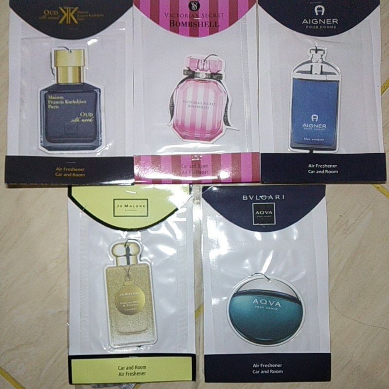 (New Varian) Parfum Mobil aroma Baccarat oud, VS Bombshell, Bvlgari Aqva, Aigner, Jo Malone