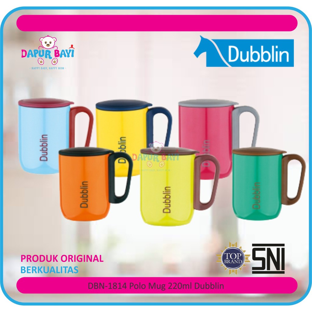 Mug Gelas Cangkir Anti Panas / Polo Mug 220ml Dubblin / Stainless Steel