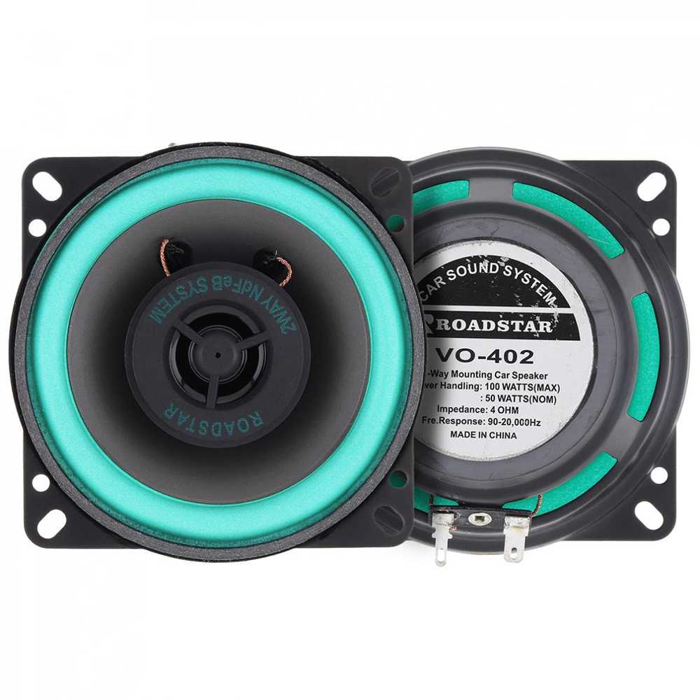 ROADSTAR Speaker Subwoofer Mobil HiFi 4 Inch 100W 1 PCS - VO-402