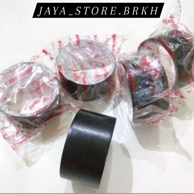Lakban Kain Hitam / Isolasi Hitam / Solasi Hitam / Cloth Tape Hitam besar / Faster Hitam / Solatip H