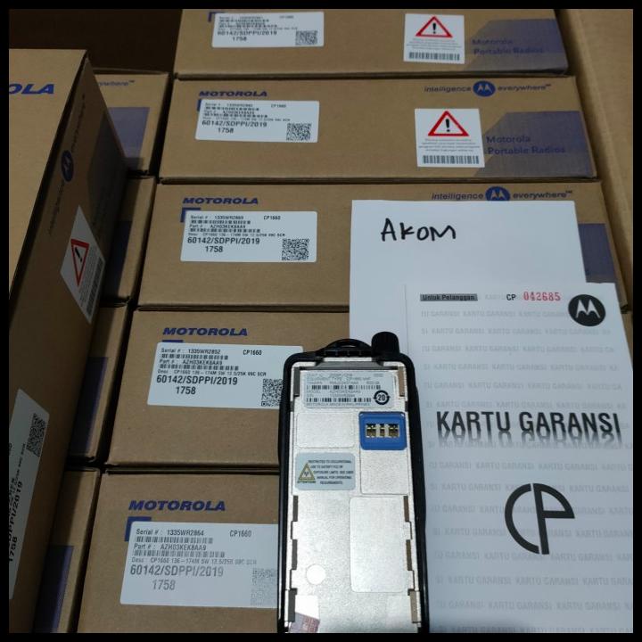 Ht Motorola Cp1660 Vhf Original