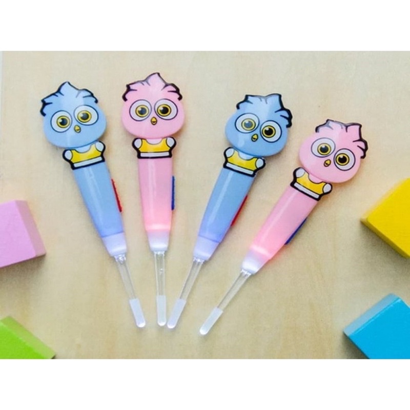 `ღ´ PHINKL `ღ´ Earpick Karakter LED boneka lucu korek kuping pembersih telinga dengan senter lampu