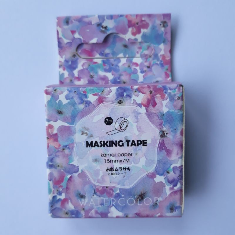 

CUTE PURPLE FLOWER WASHI TAPE