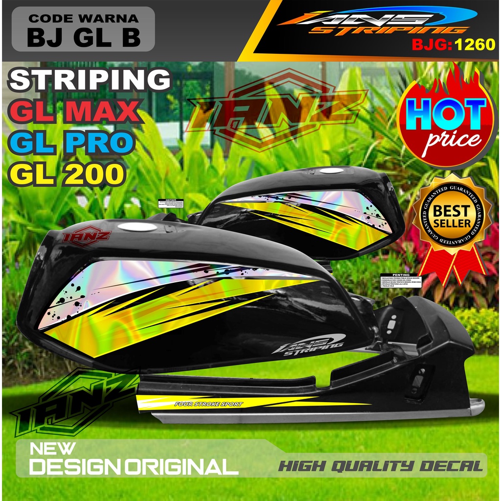 STIKER STRIPING GL 2000 HOLOGRAM / STRIPING GL VARIASI HOLOGRAM / STRIPING GL HOLOGRAM