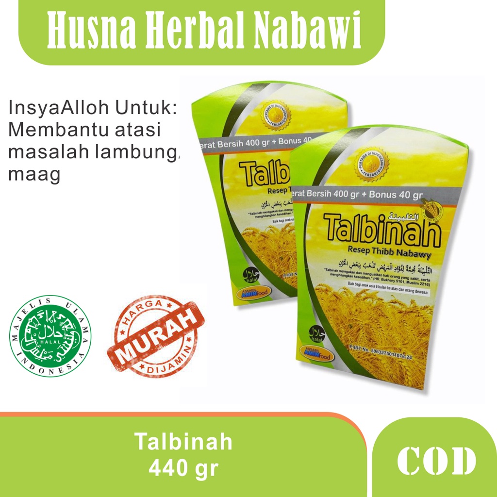 

PROMO PROMO Obat Maag Kronis dan Lambung TALBINAH Tepung Biji Gandum isi 440 Gram Anti Mual Muntah Untuk Asam Lambung Kolesterol Diabetes - Husna Herbal Nabawi