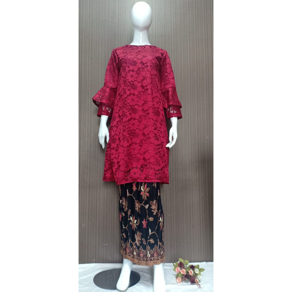 SALE OBRAL KEBAYA TUNIK MUTIARA SET ROK PRISKET RUMAH KEBAYA BANDUNG RUMAH SONGKET BANDUNG