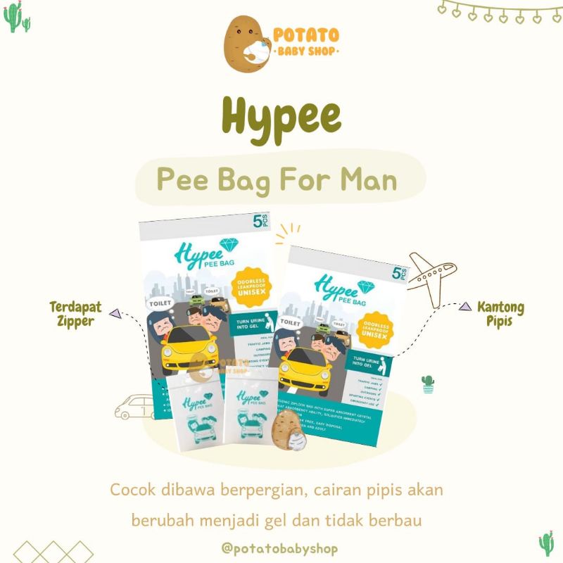 Hypee Pee Bag - Kantong Pipis