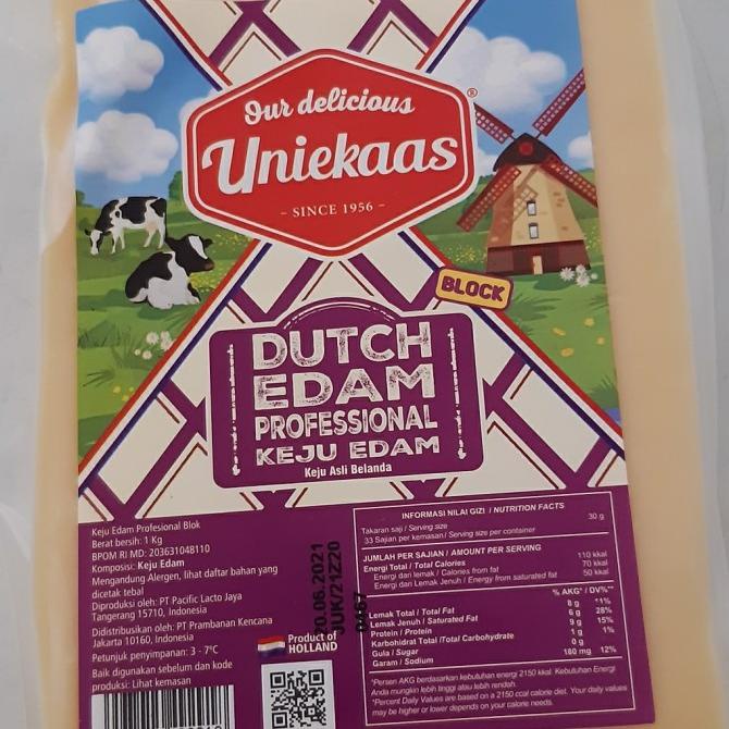 

BISA COD KEJU EDAM PROFESSIONAL UNIEKAAS 1Kg