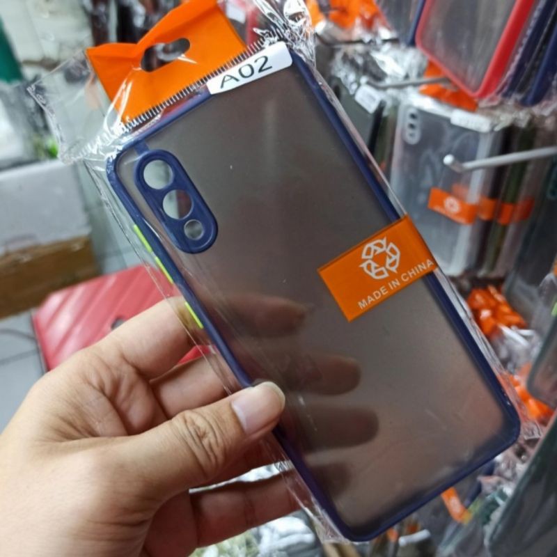 Samsung A02 M02 case fuze dove doff matte colour warna