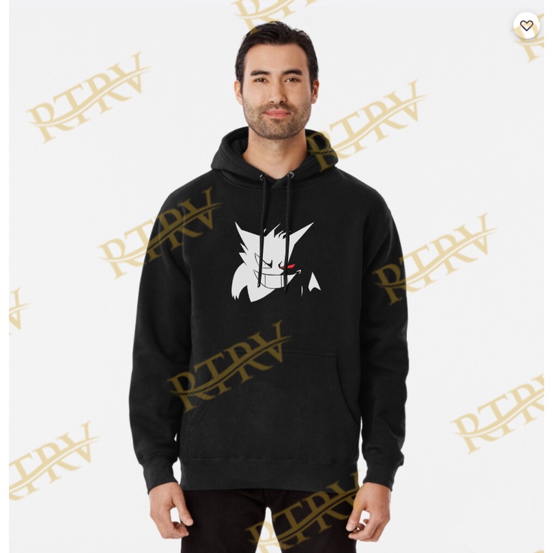 JAKET SWEATER HOODIE POKEMON GENGAR