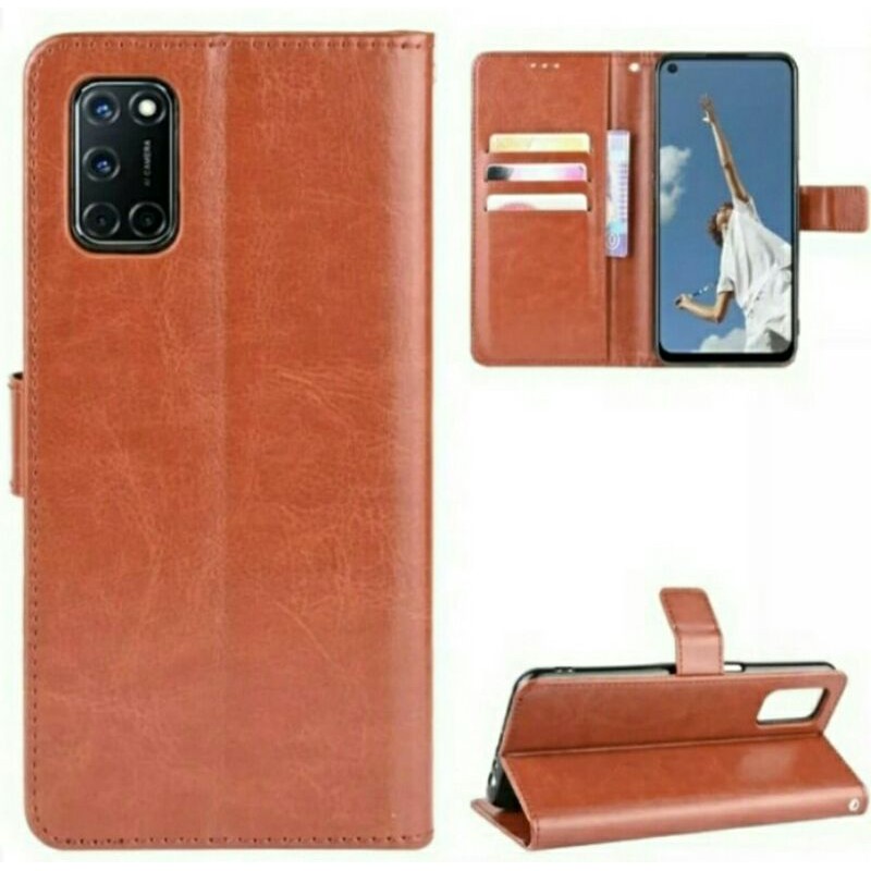 Case Xiaomi Redmi 6 A Leather Flip Cover Wallet Case Kulit Casing Dompet