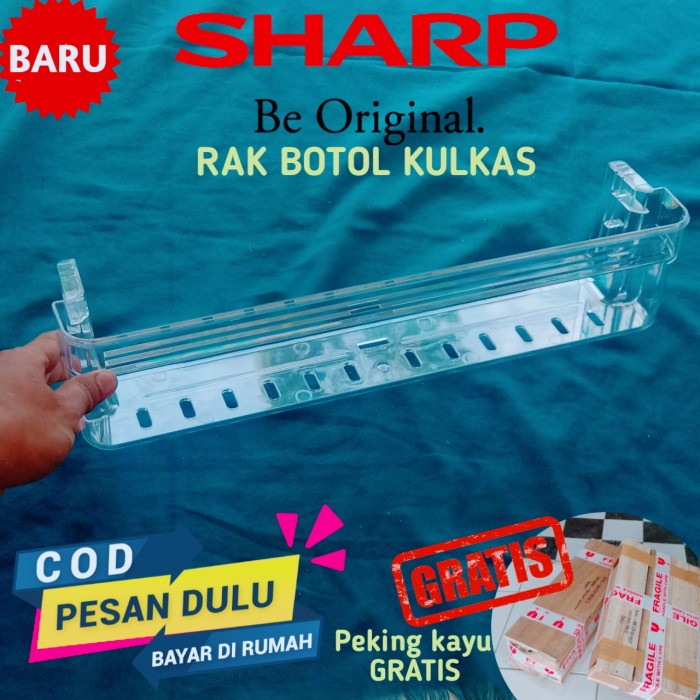 Rak Botol - Rak Botol Kulkas Sharp 1Pintu Type Kulkas Terbaru Original