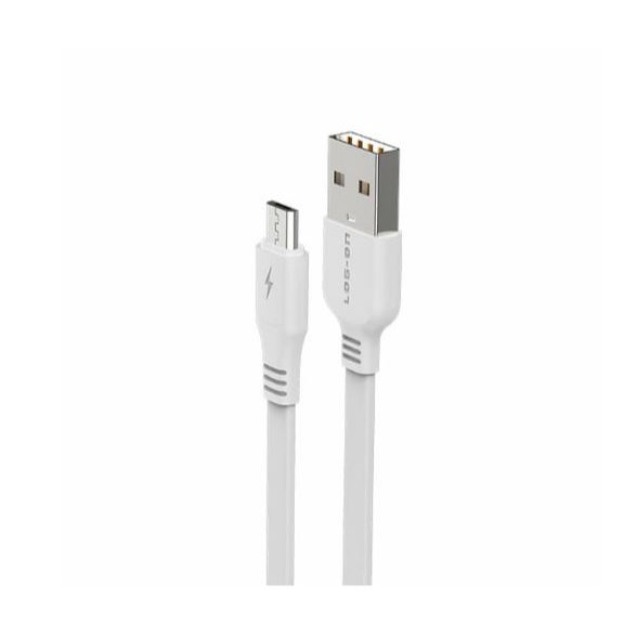 KABEL DATA LOGON MICRO USB 1M 2.1 A LO-CB21 FAST CHARGING - Isi 40 Pcs