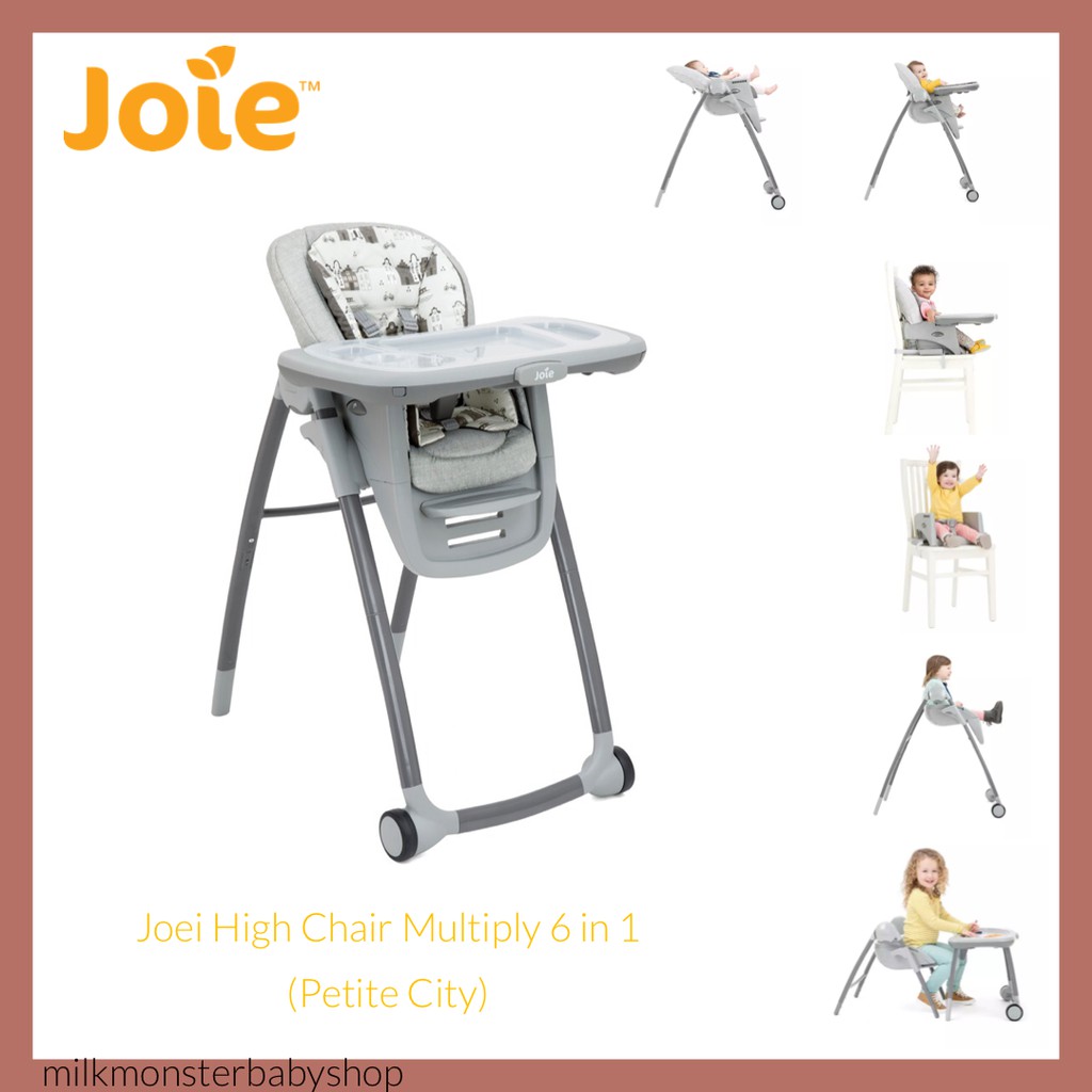 Joie High Chair Meet Multiply 6 In 1 Booster Seat Kursi Makan Anak Shopee Indonesia