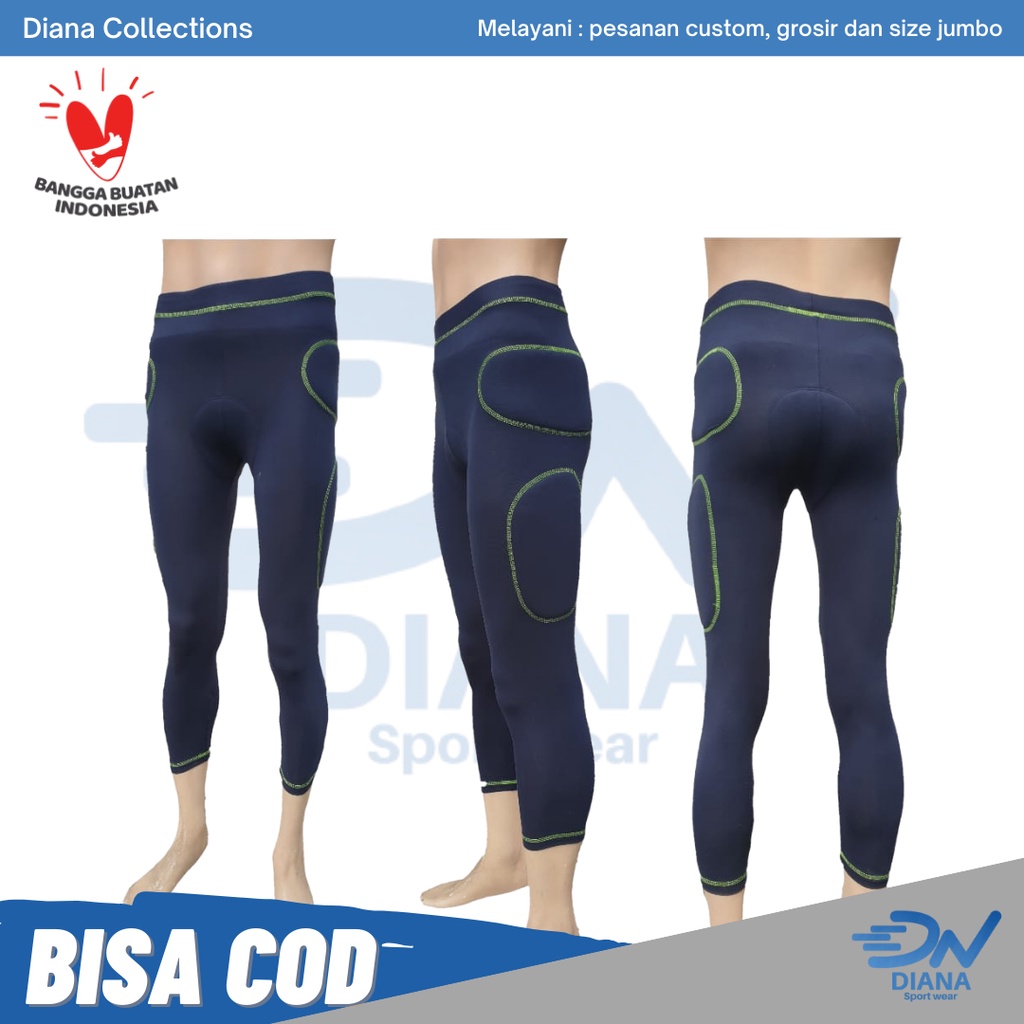 Celana sepeda panjang jumbo padding busa bantalan | celana trail panjang padding busa | Celana seped