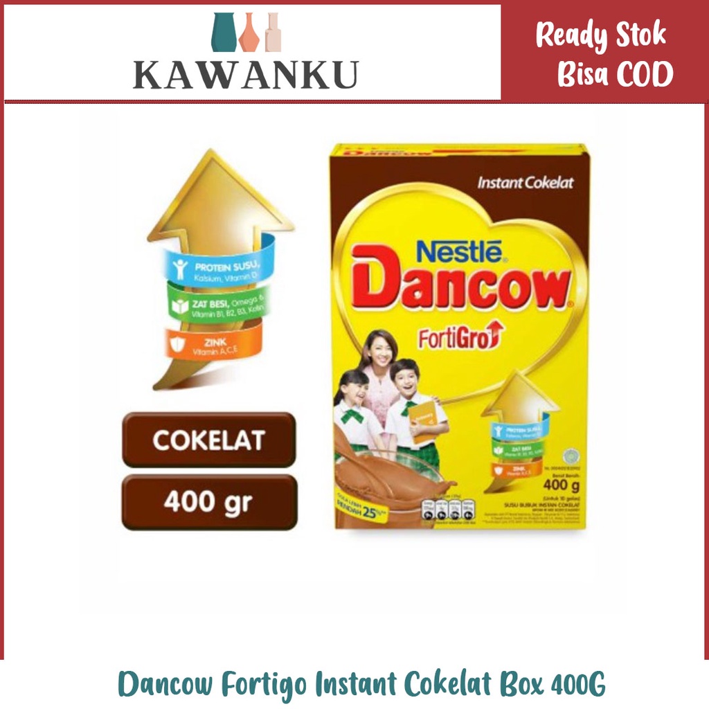 

Dancow Fortigo Instant Cokelat Box 400G