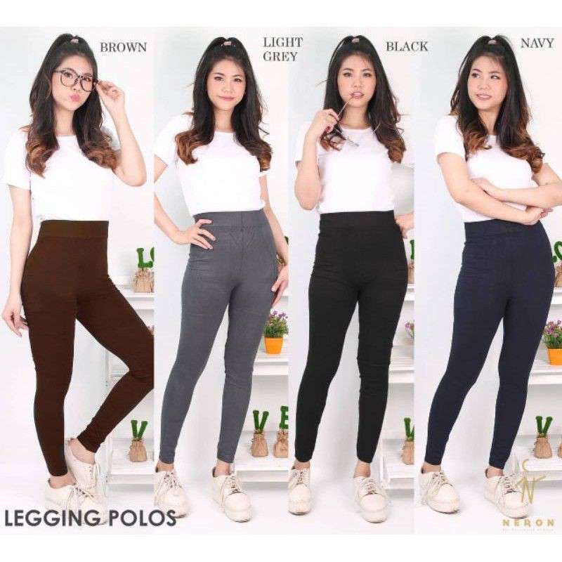 LEGGING POLOS PANJANG PREMIUM  /  LEGGING POLOS