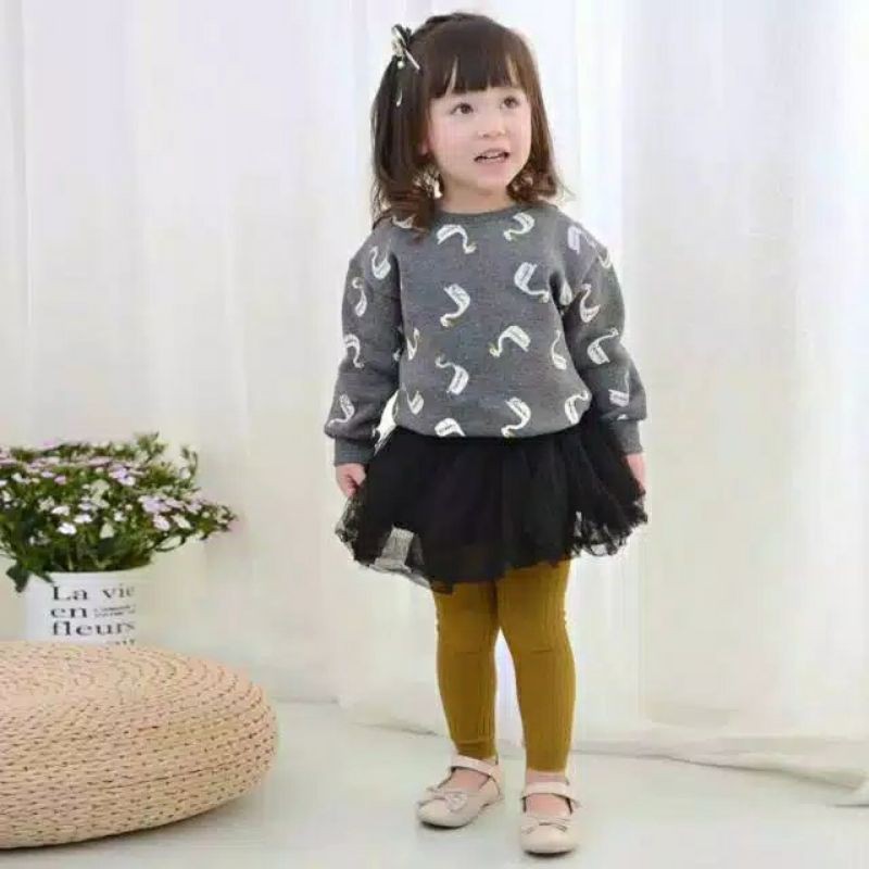 Legging POLOS Anak Bayi Import