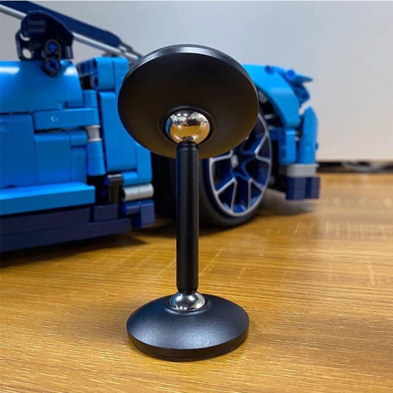 Stand Holder Hp Magnetik Bahan Aluminum Alloy Bisa Berputar 360 Untuk Dashboard Mobil