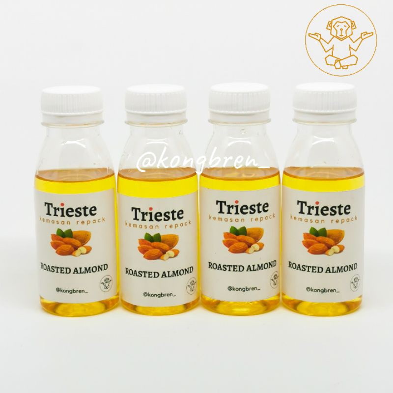 Sirup Roasted Almond Trieste 100 ml - Trieste Syrup Roasted Almond 100ml