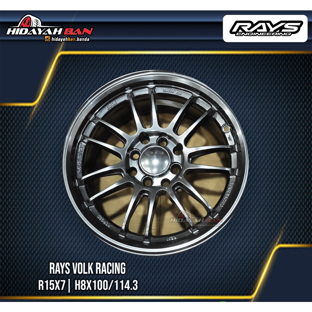 Jual Velg Mobil Rays Volk Racing Re At Ring X H X Shopee Indonesia