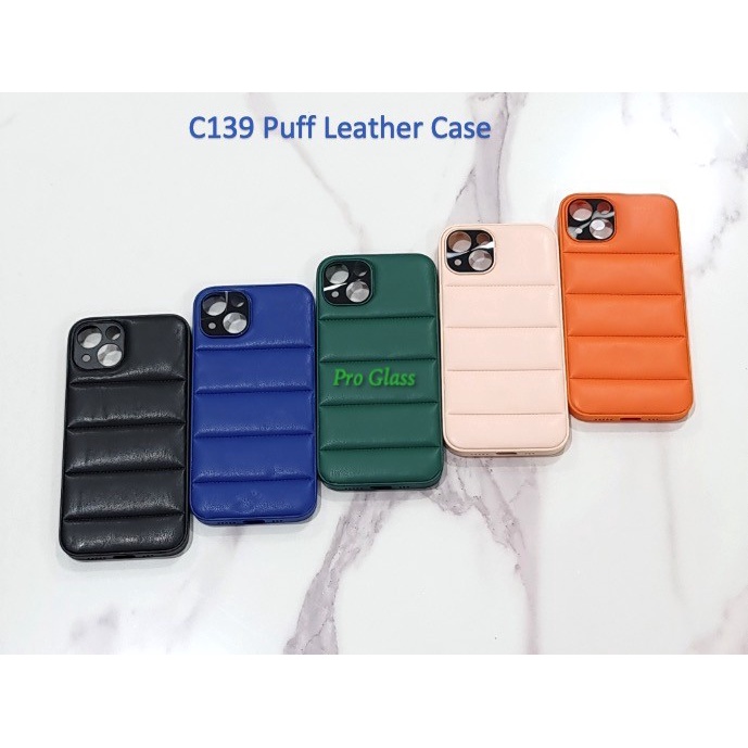 C139 Iphone 11 / 11 PRO / 11 PRO MAX / 12 / 12 PRO / 12 PRO MAX / 13 / 13 PRO / 13 PRO MAX PUFF Leather Silicone Case
