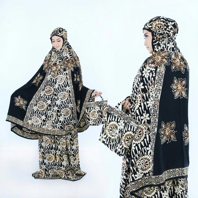 Mukena Batik Cap AL-Fariz. Khas Pekalongan. Grosir Rukuh Best Seller Murah
