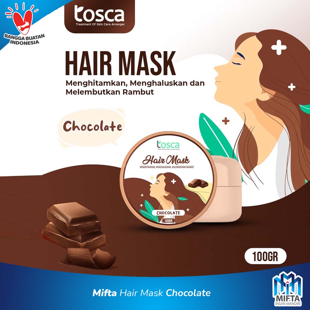 HAIR MASK CREAMBATH ALA SALON TOSCA / MASKER RAMBUT ALAMI