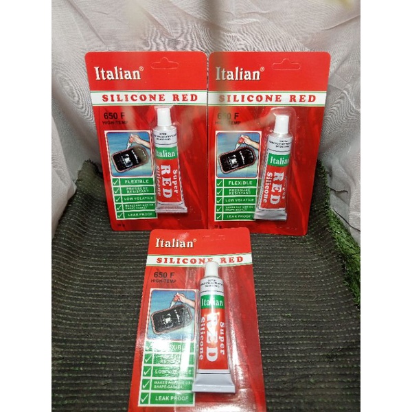 

Italian auto sealer lem silicone red 30g