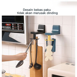 Gantungan Hook peralatan dapur unik murah Rak gantung Rak kait spatula alat dapur perlengkapan rumahperalatan masak