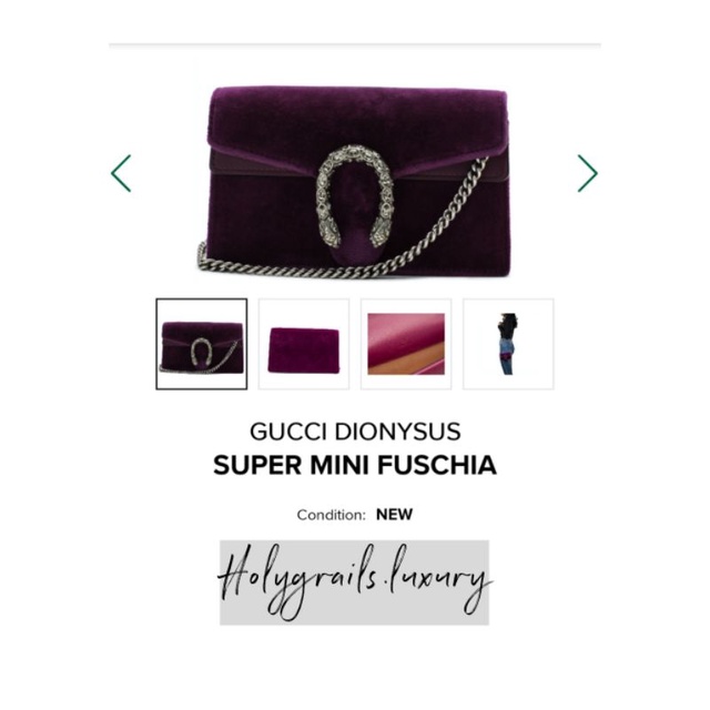 Gucci Dionysus Super Mini Fuschia