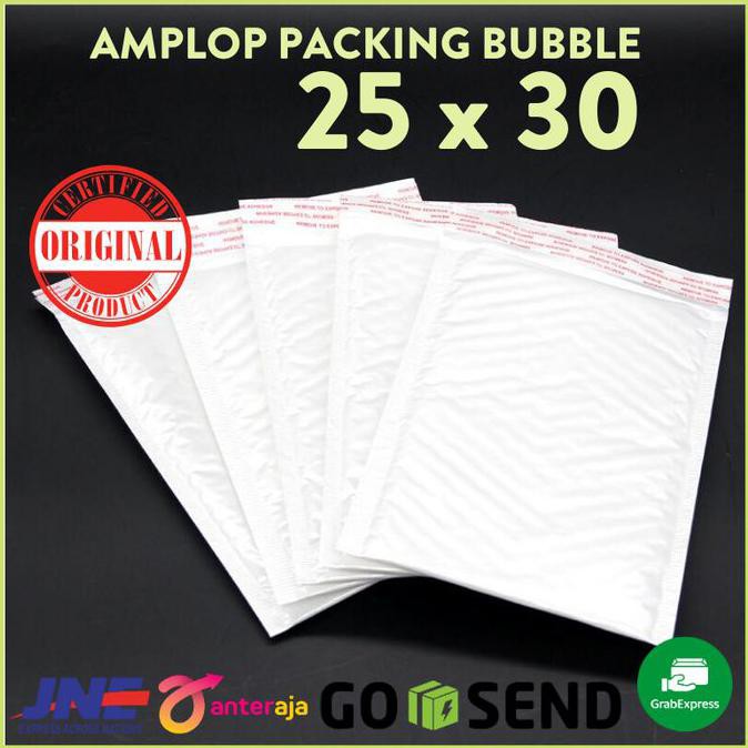 

TERMURAH 25 X 30 Amplop Packing Bubble Wrap Online Shop PUTIH/ Packaging