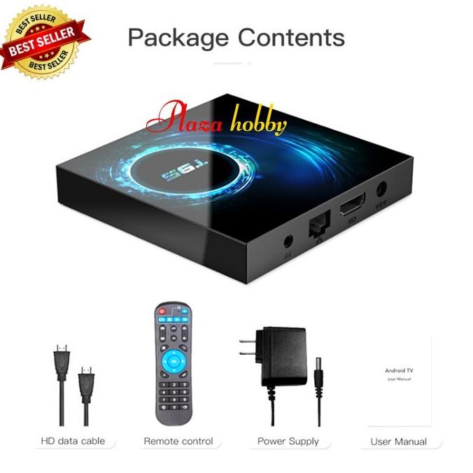 AO86Z18 TV BOX ANDROID 10 T95 4GB 32GB H616 QUAD CORE 4X CPU FGBFD6946
