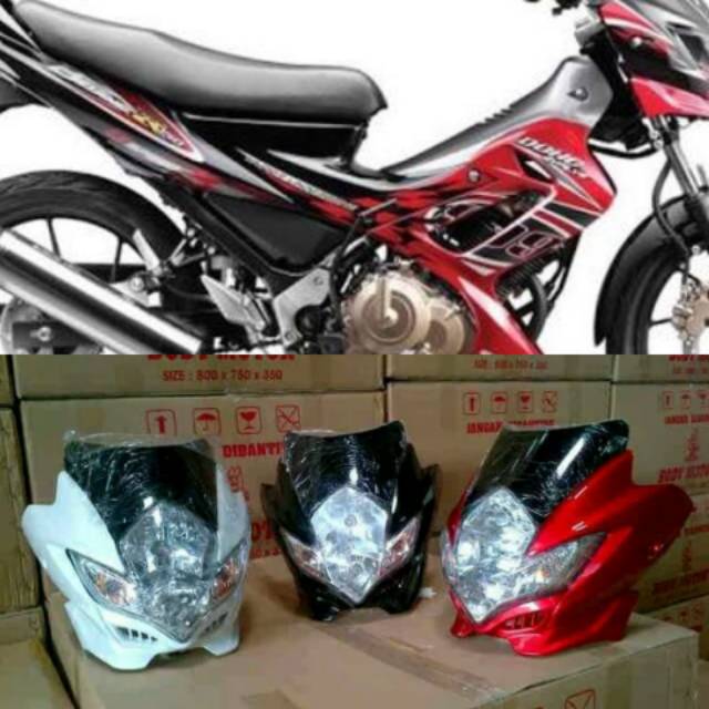 Batok lampu reflektor Satria Fu 150 -satria fu barong 2011 2012