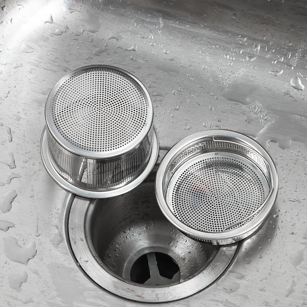 Wonder Sink Saringan Alat Dapur Upgrade Stainless Steel Serokan Sampah Pembersih Barang Penutup Sumbat Rambut Makanan