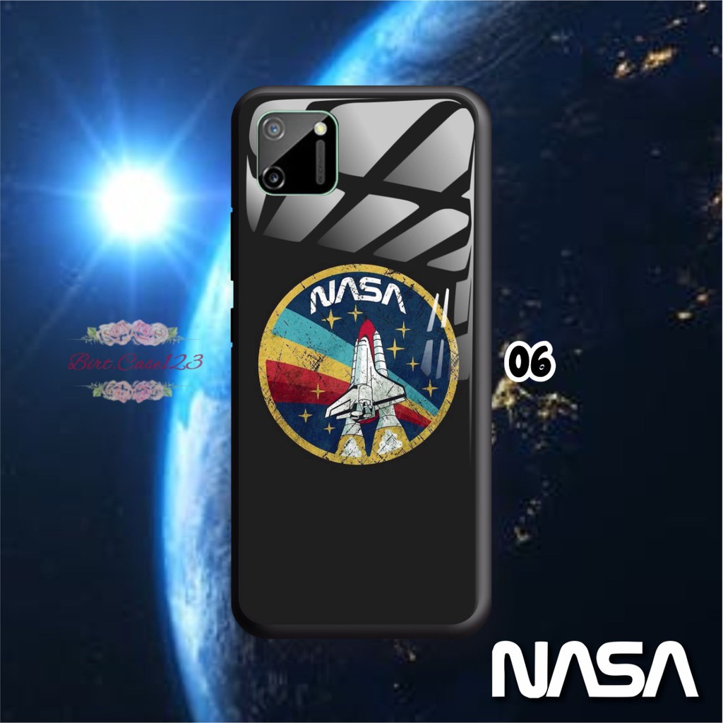 Softcase back case glass Kaca NASA Oppo A1K A3S A5S A7 A12 A11K A5 a9 A11 A15 A31 BC2074