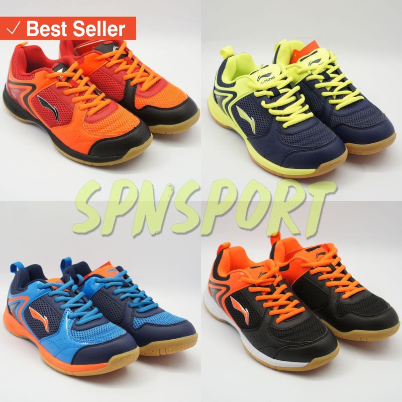 Sepatu Sport Olahraga murah awet kuat / Sepatu Badminton Lining Attack