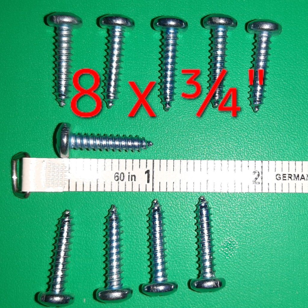 Sekrup 8 x 3/4 inch / Moon Lion Tapping Screw Sekrup 8 x 3/4" / Skrup 3/4 inci / sekrup FH FAB