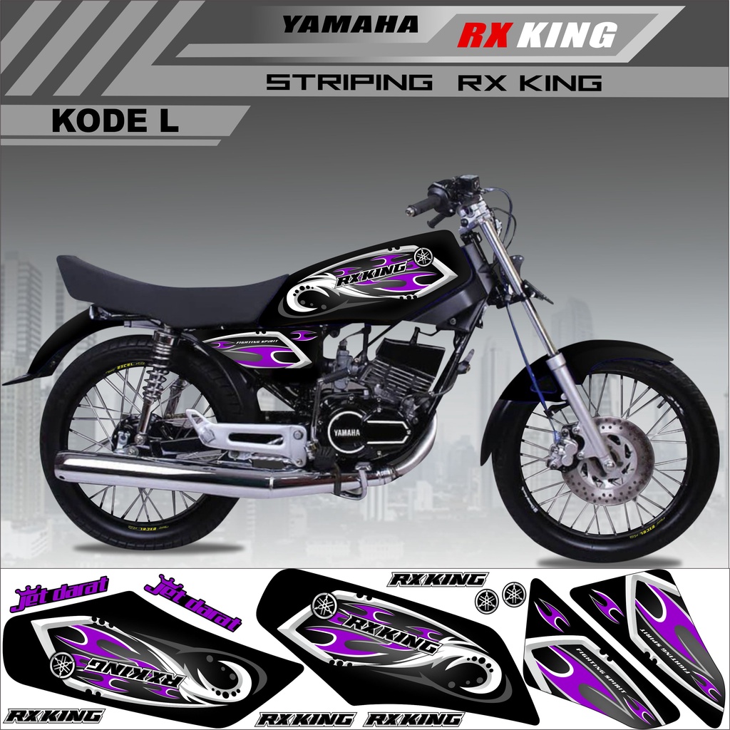 Sticker Striping Rx King Variasi Stiker Rx King Variasi Kode L