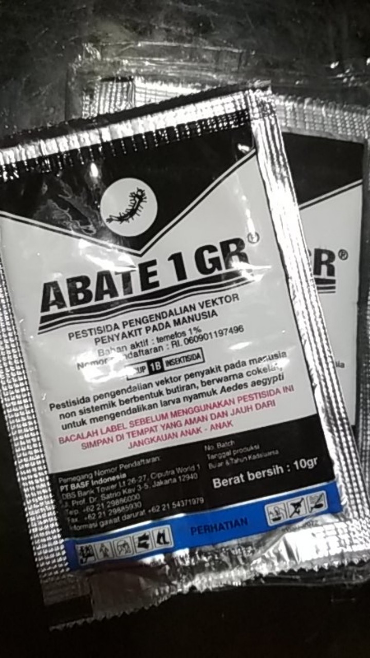 Obat Jentik Nyamuk Basmi Nyamuk Abate 1 Gr 10 Gram
