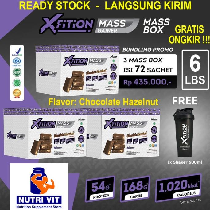 XFition Gainer 6 Lbs HALAL BPOM Gainer XFition Gainer BXN Gainer M1