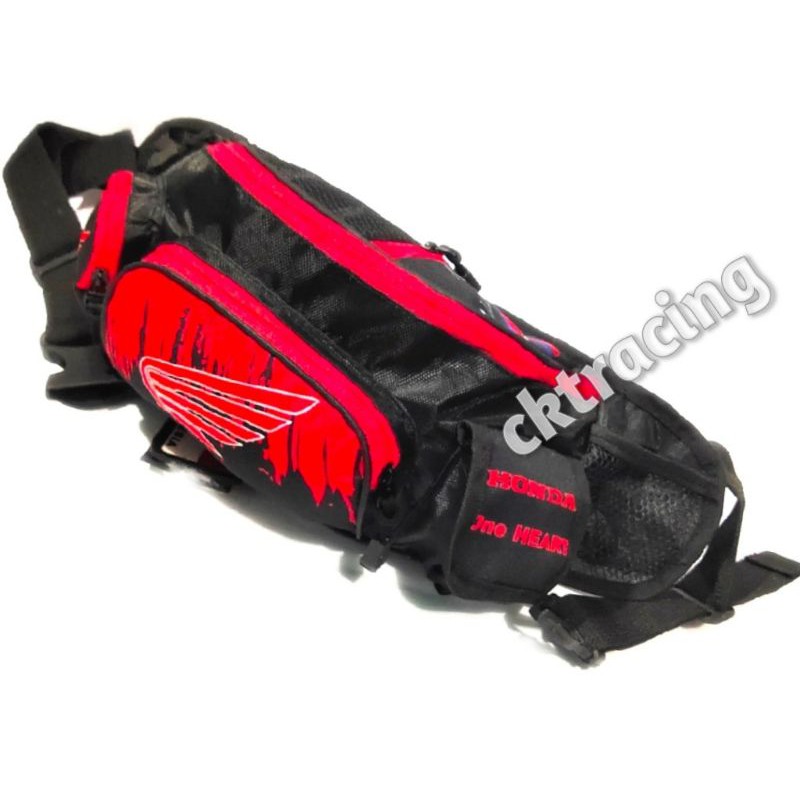tas selempang pinggang waist bag touring cross trail adventure Honda
