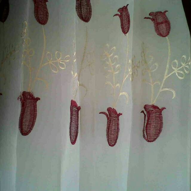 2 METER VITRASE SIFON BORDIR TULIP IMPORT