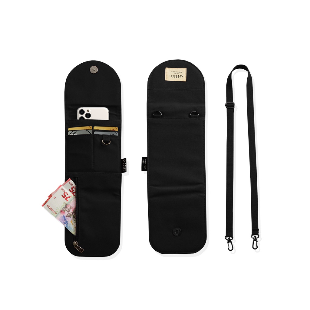 Svggest Phone Wallet - Clams Black