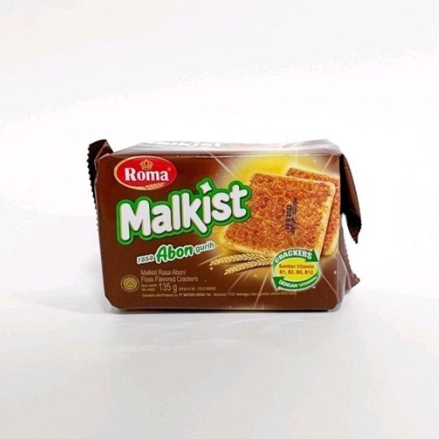 

Roma malkist rasa abon gurih floss flavoured crackers