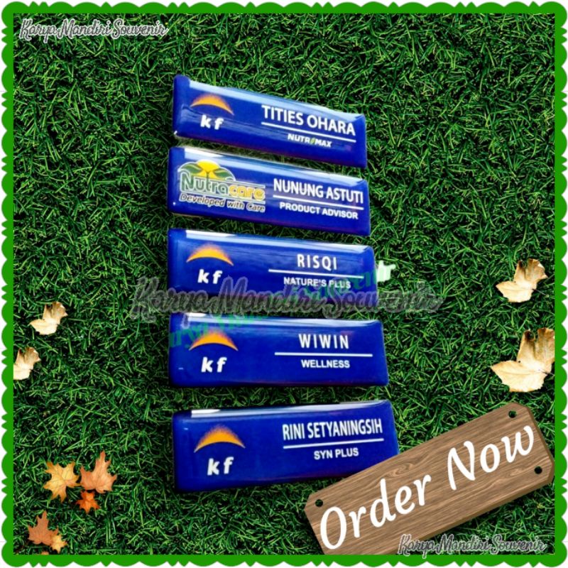 

Nama Dada / Name Tag Kimia Farma Magnet Dengan Resin