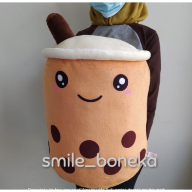 BARANG READY S Boneka/Boneka Boba Coklat Jumbo New Arrival 42cm