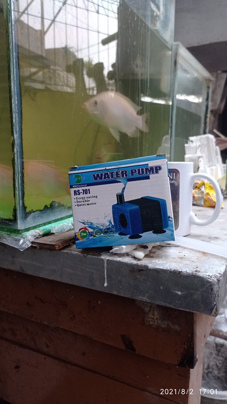 Rs-701 Pompa Celup Mini 220v 3w 230l/h Aquarium Aquascape Hidroponik
