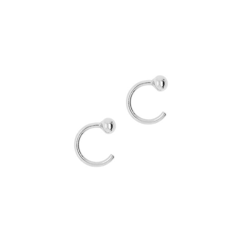 925 Silver Needle Stud Simple Minimalist Style Earring Jewelry
