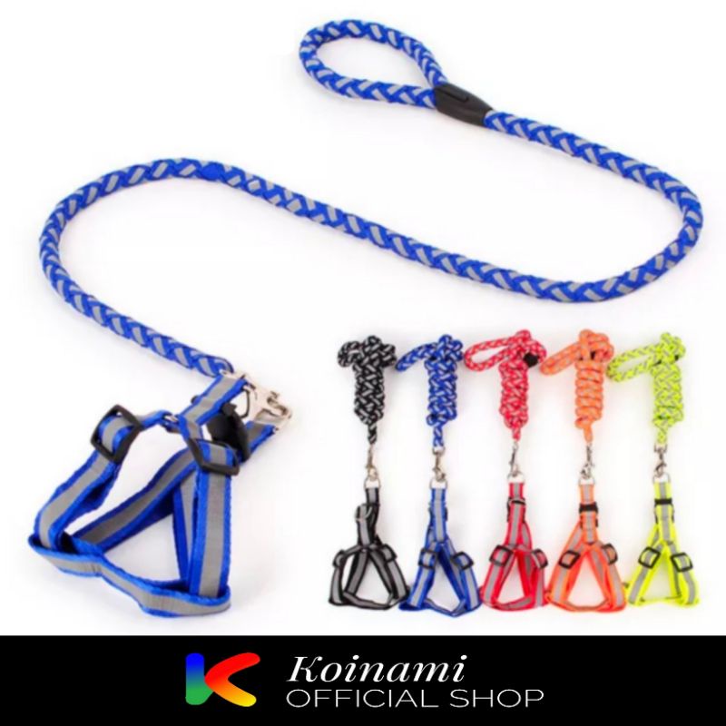 TALI HARNESS SCOTLITE (s) KUCING ANJING / COLLAR KUCING / aksesoris anjing kucing / rante anjing